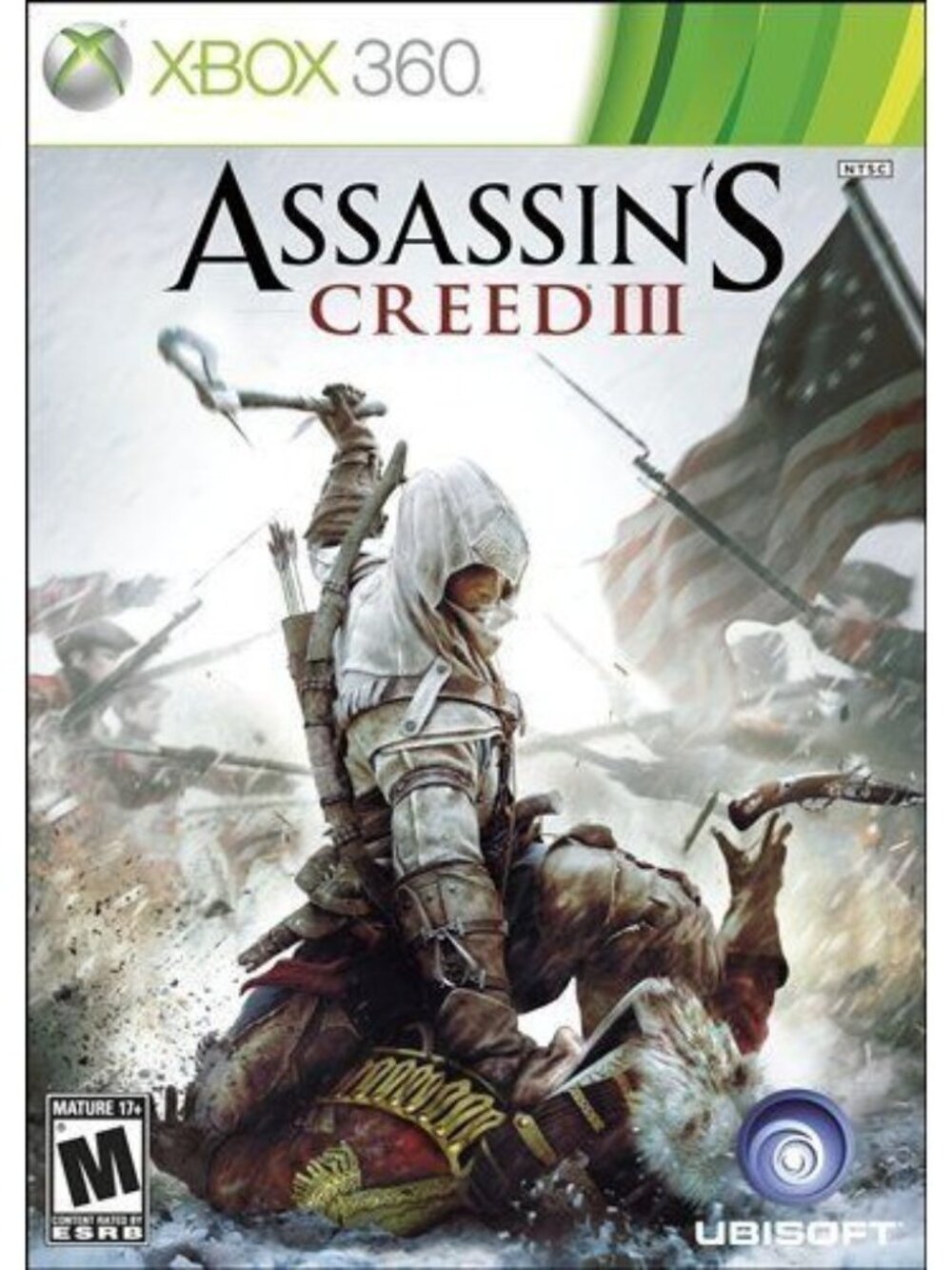 Assassin's Creed III (Microsoft Xbox 360, 2012) CIB with manual and clean disks